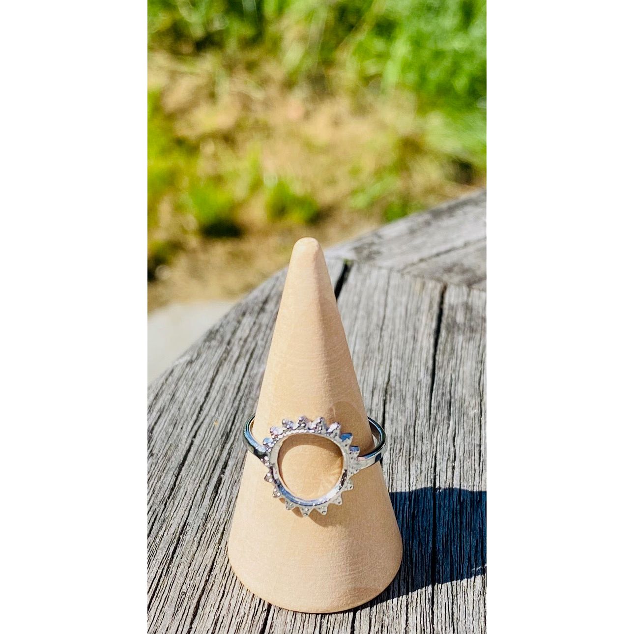 Bijoux Sergent - bague acier inoxydable argenté - taille ajustable