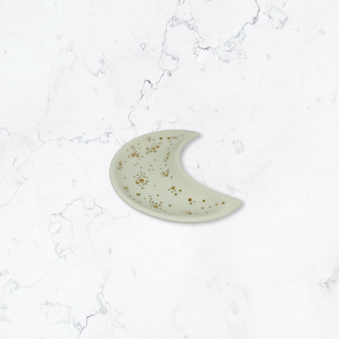 Bijoux Sergent - coupelle à bijoux lune blanche