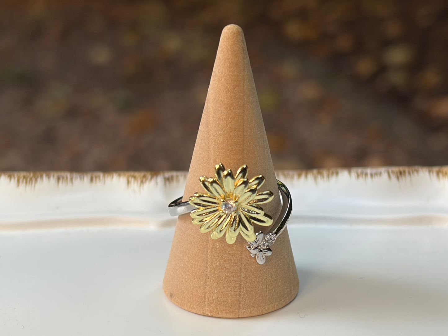 Bague TOURNESOL anti stress