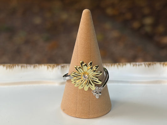 Bague TOURNESOL anti stress