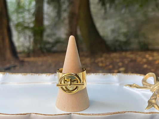 Bague DINA doré et argenté