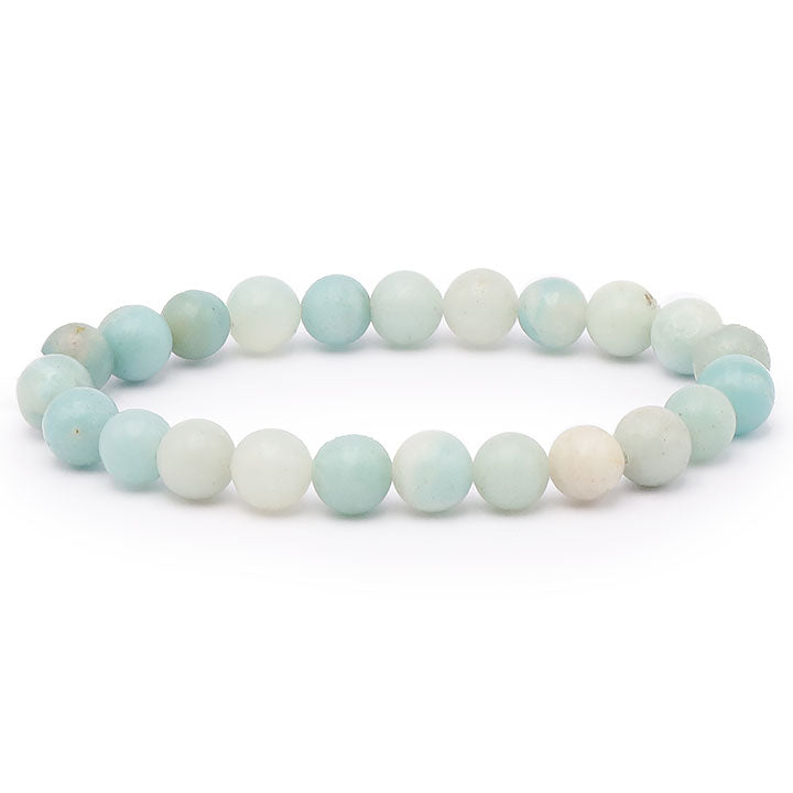 Bijoux Sergent - bracelet boule amazonite 08 mm