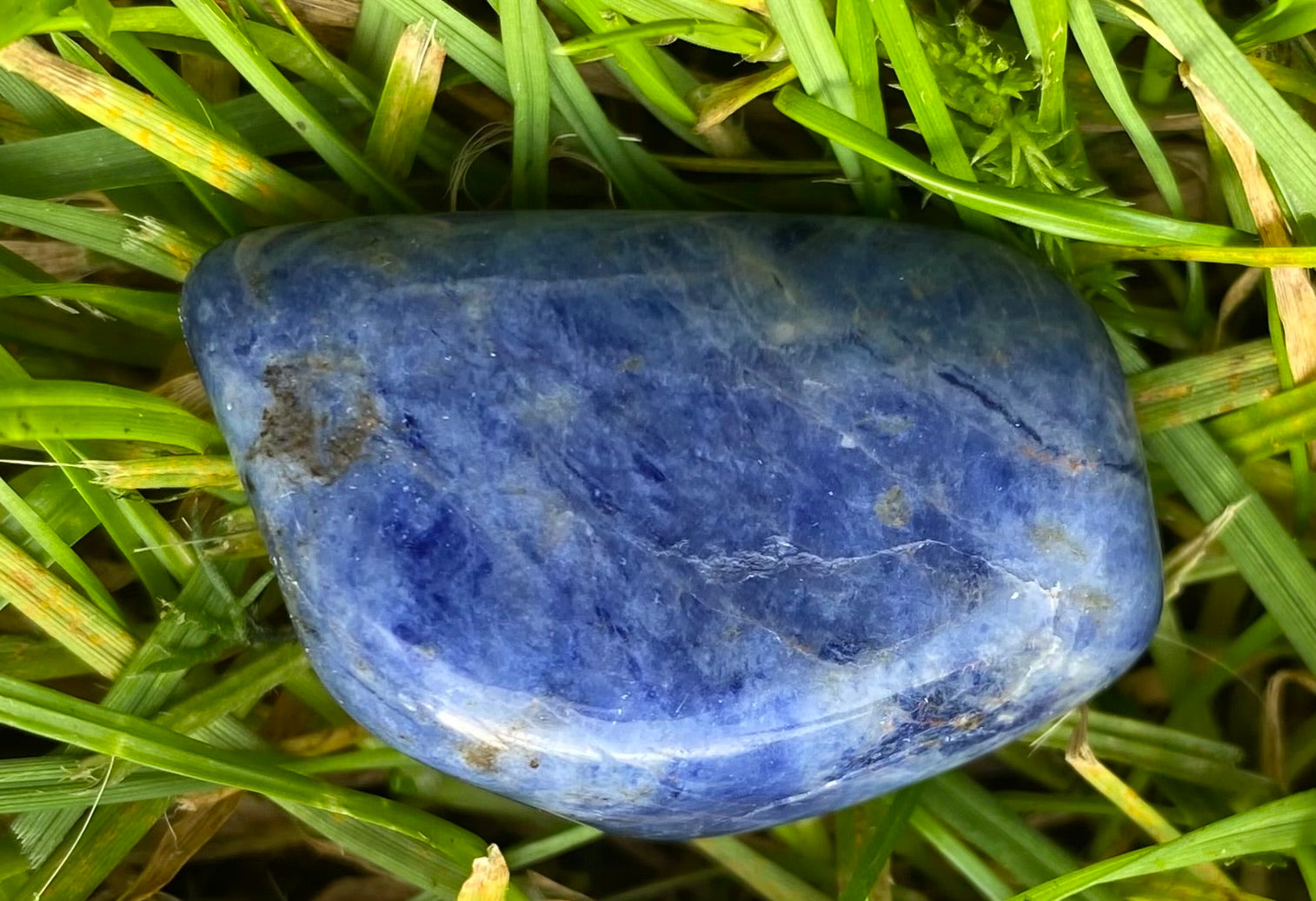 Bijoux Sergent -  pierre roulée sodalite